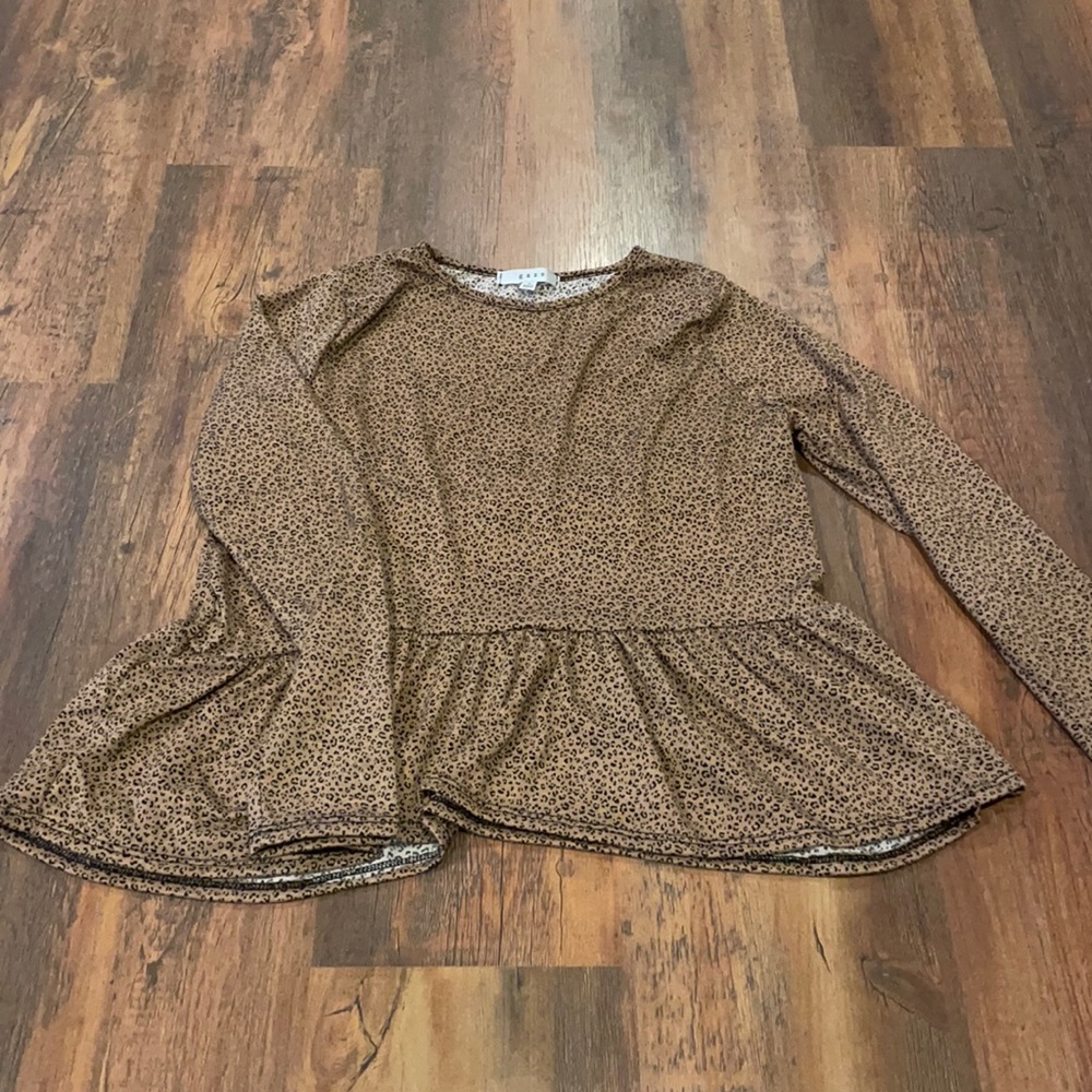 Cute animal print blouse